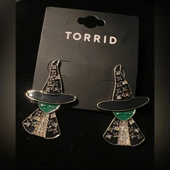 NWT Torrid Witchy Witch Halloween Earrings - Picture 3 of 5